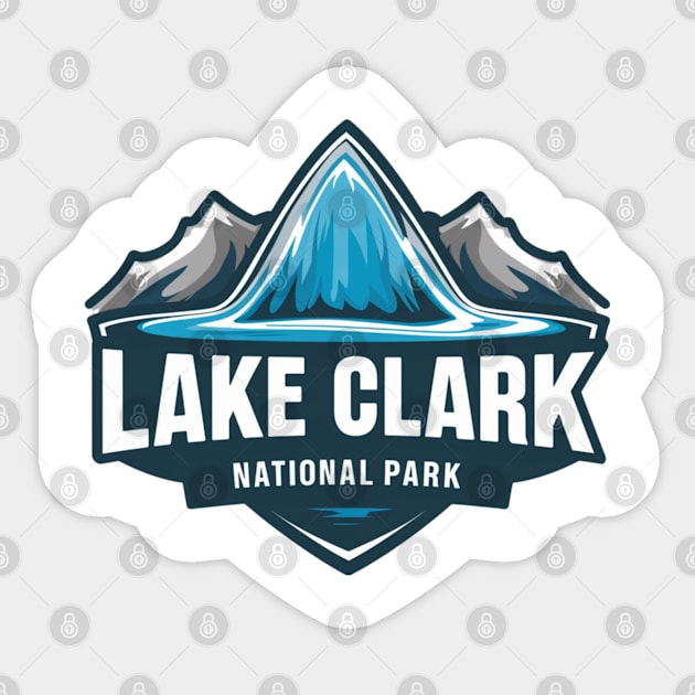 Lake Clark National Park Alaska Sticker by Perspektiva